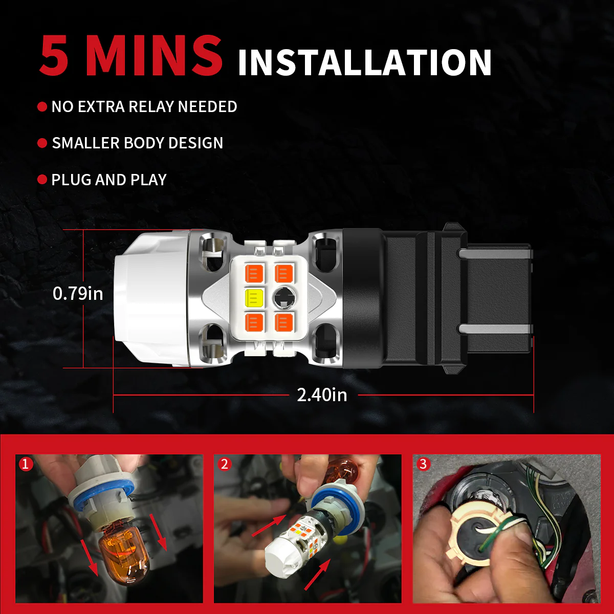 Fit for 2007-2013 GMC Sierra 1500 The Brightest LED Bulbs Upgrade | Tested and Verified - Image 45