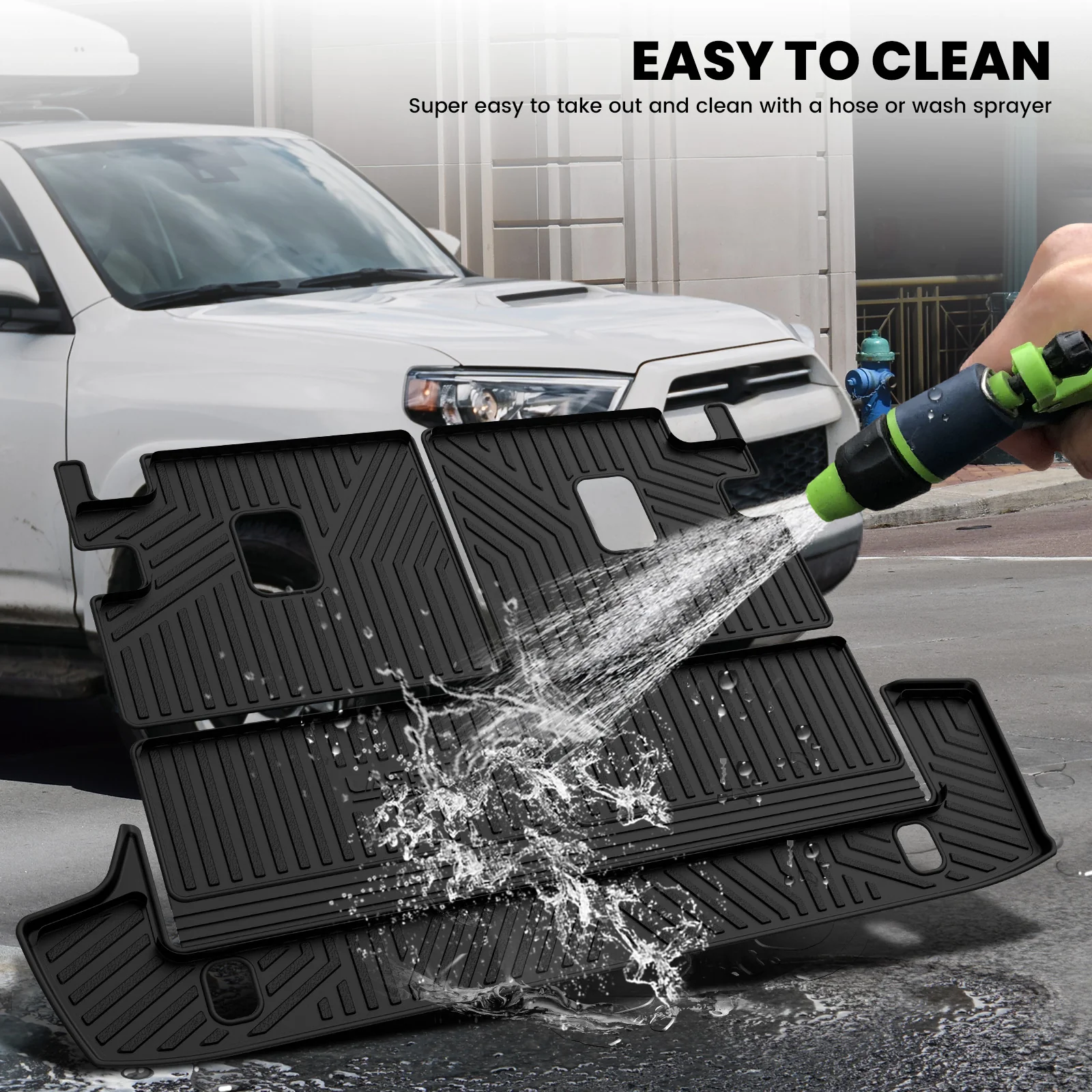 Fit for 2013-2024 Toyota 4Runner Floor Mats or Cargo Mat or Seatback Mat - Image 52
