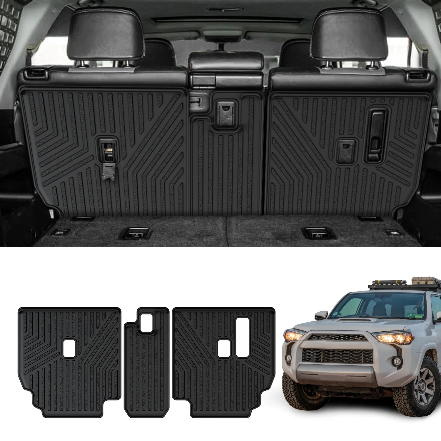 Fit for 2013-2024 Toyota 4Runner Floor Mats or Cargo Mat or Seatback Mat - Image 57