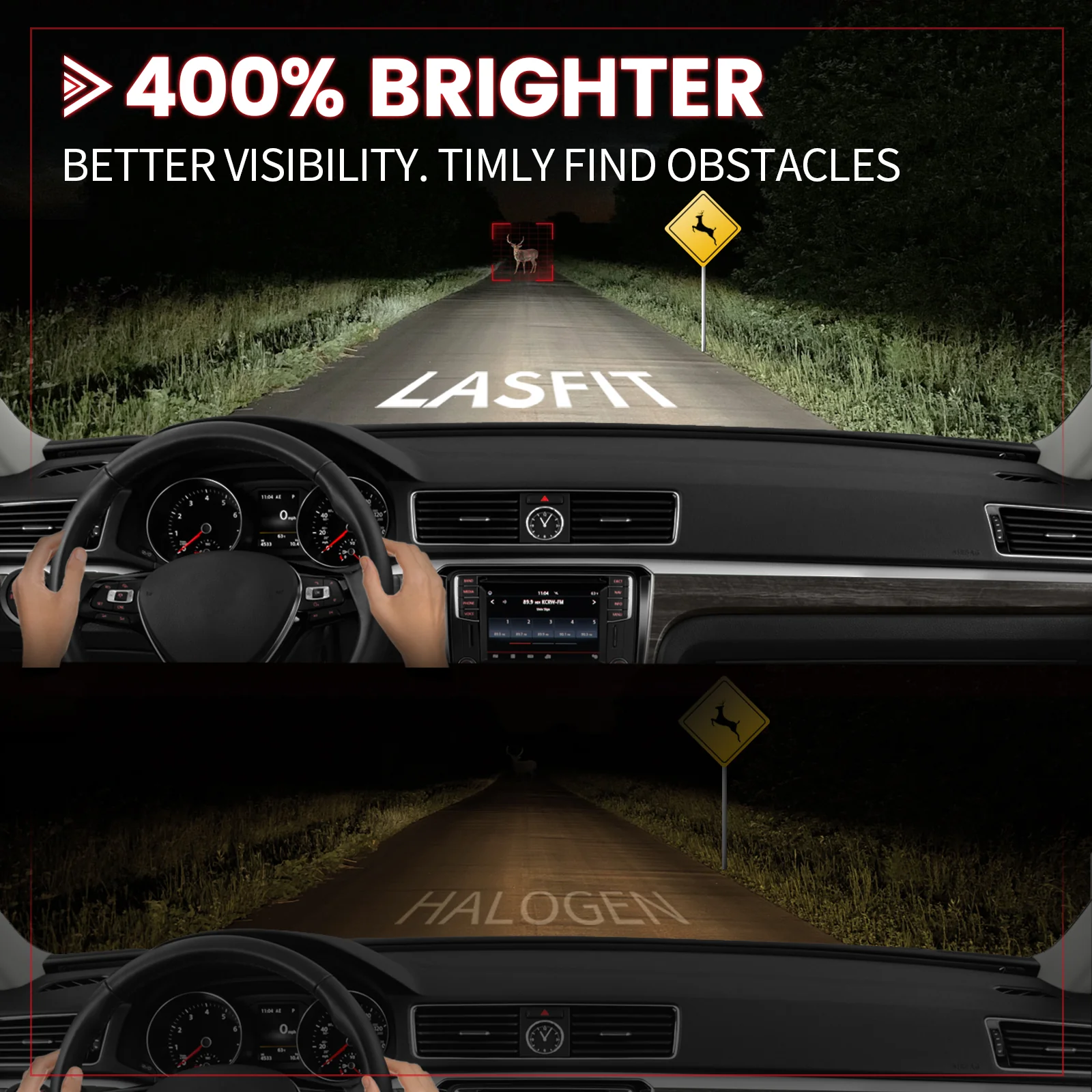 Fit for 2012-2017 Volkswagen Tiguan Custom H7 LED Bulbs Exterior Interior Lights Plug n Play - Image 3