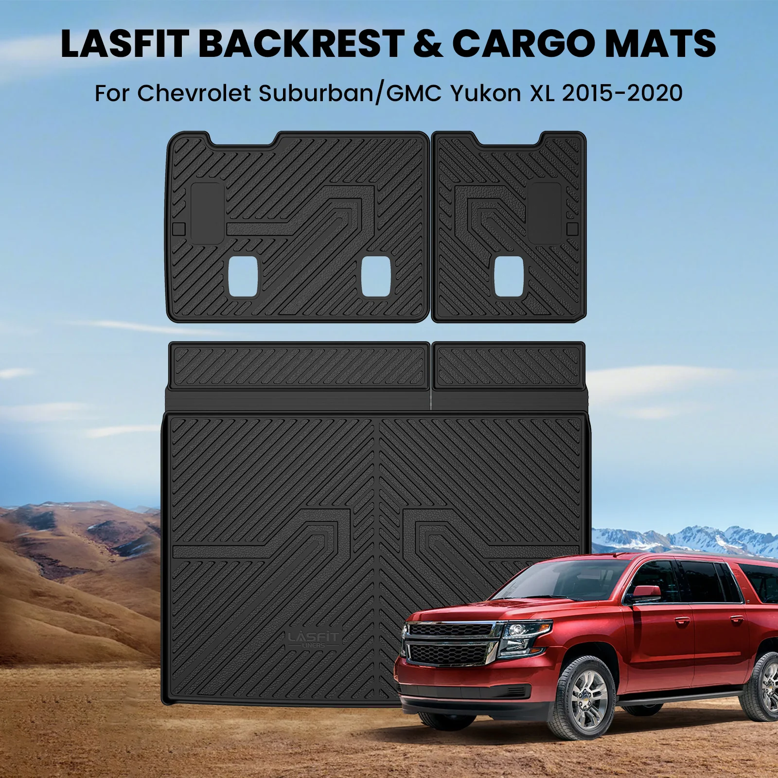 Fit for 2015-2020 Chevrolet Suburban Floor Mats or Seatback & Cargo Mat - Image 12