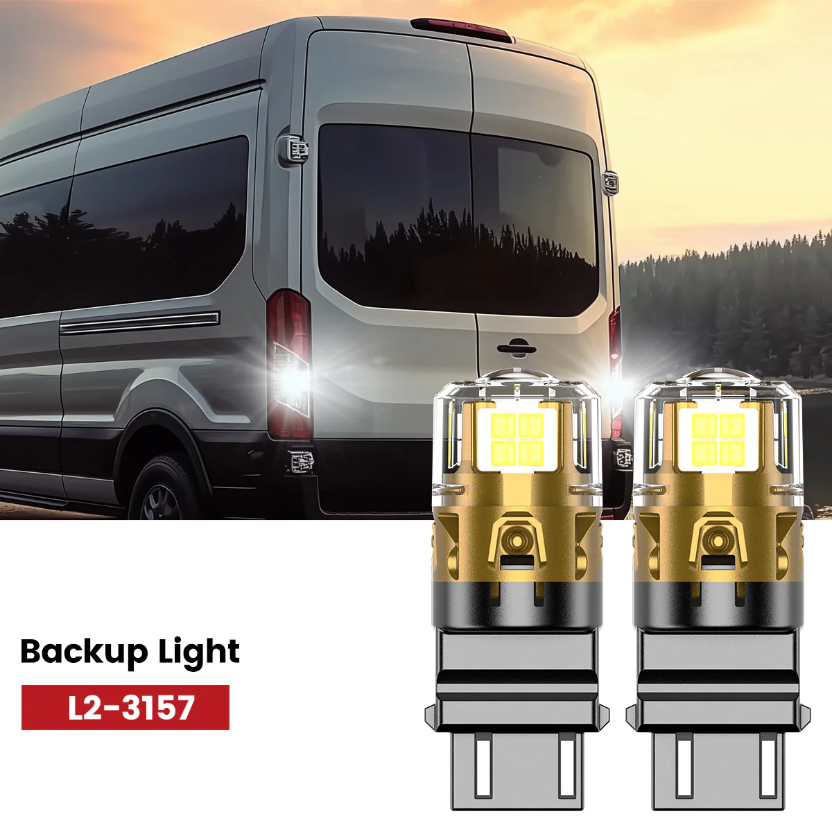Fit for 2015-2025 Ford Transit-150/250/350 The Brightest LED Bulbs Upgrade | Tested and Verified - Image 34
