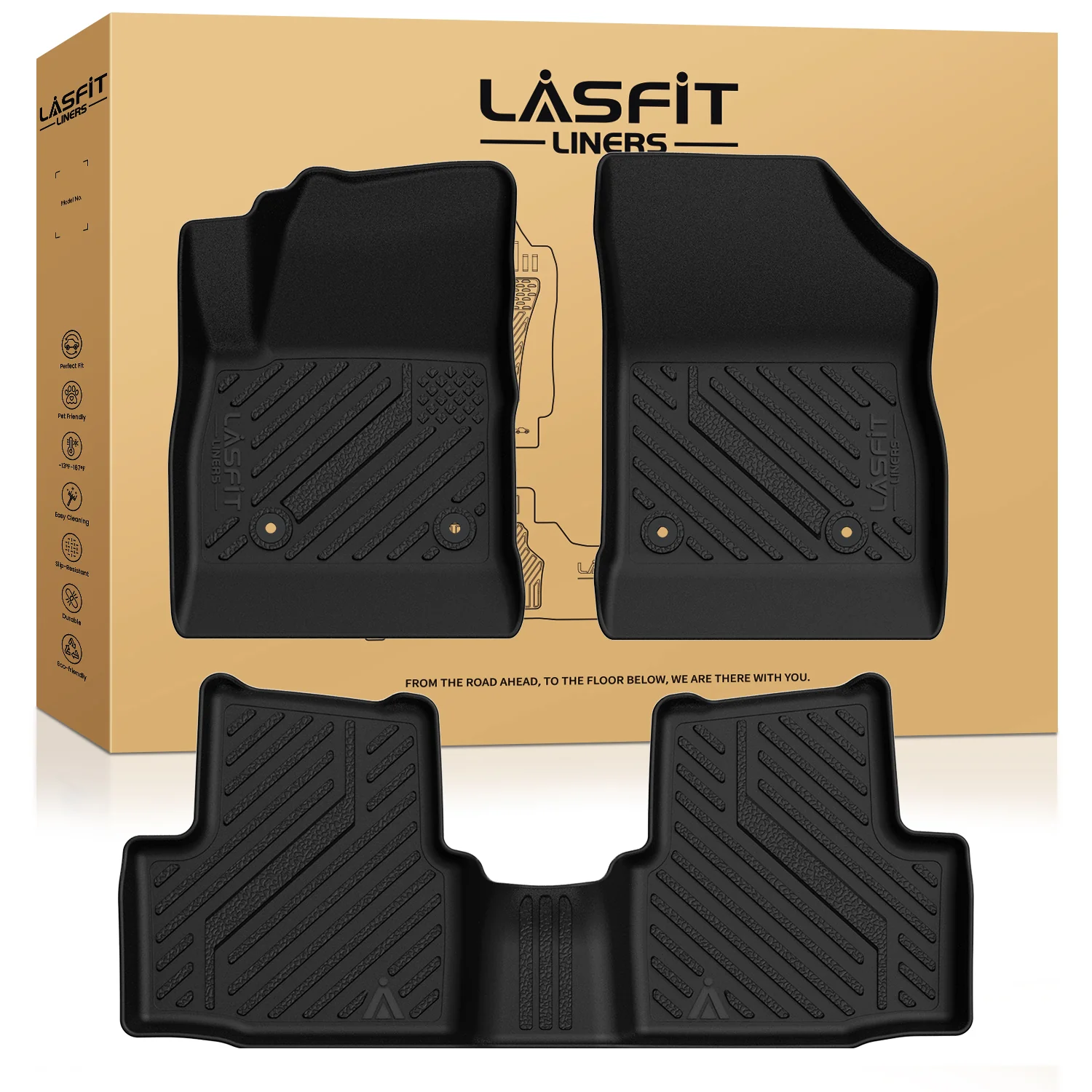 Fit for 2016-2020 Chevrolet Cruze Floor Mats or Cargo Mat, Not For 2016 Limited trim - Image 9