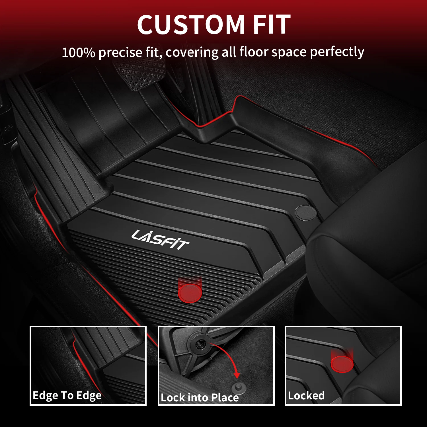Fit for 2017-2023 BMW 5 Series Floor Mats or Cargo Mat, for 530e 530i 540i 540d m550i, Not Fit GT - Image 3