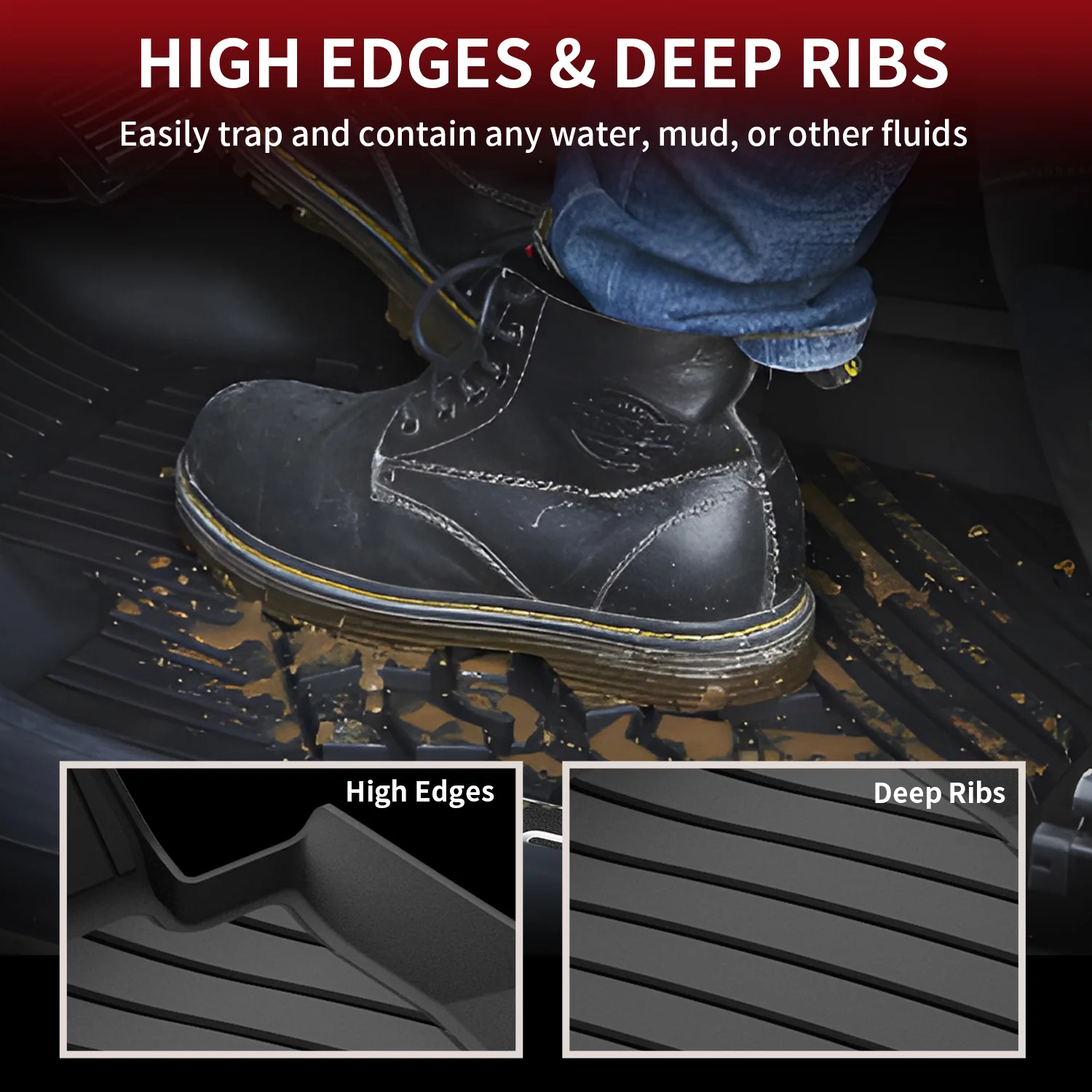 Fit for 2017-2023 BMW 5 Series Floor Mats or Cargo Mat, for 530e 530i 540i 540d m550i, Not Fit GT - Image 8