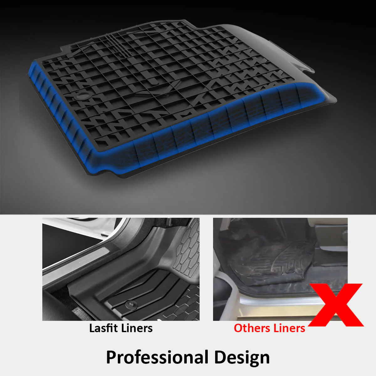 Fit for 2017-2020 Ford Fusion Custom Floor Mats or Cargo Mat - Image 7