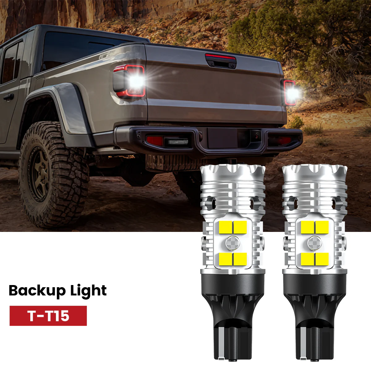 Fit for 2020-2025 Jeep Gladiator The Brightest LED Bulbs Upgrade | Tested and Verified - Image 22