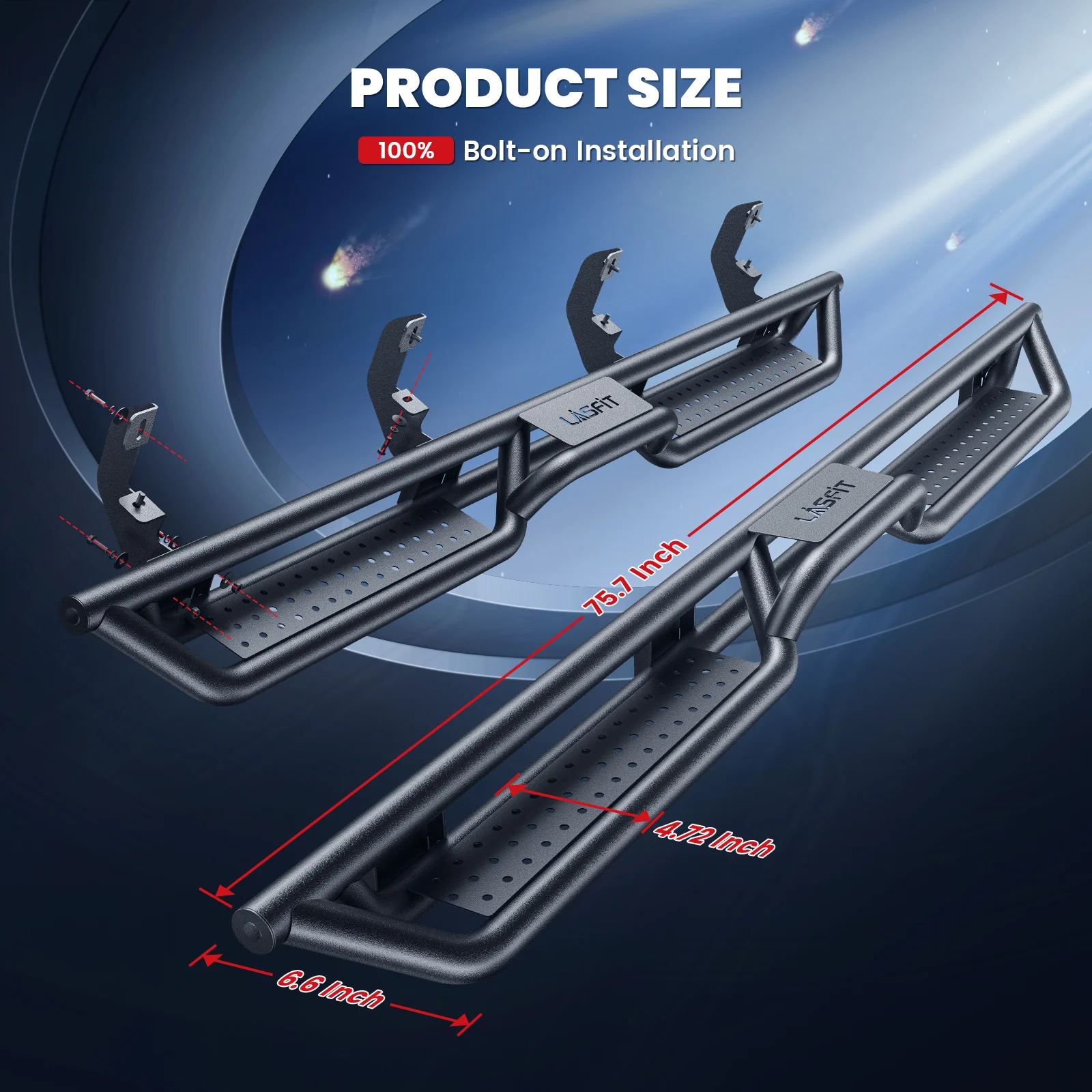 Fit for 2020-2026 Chevrolet Silverado 2500HD 3500HD Running Boards Side Steps, Fit Crew Cab ONLY - Image 7