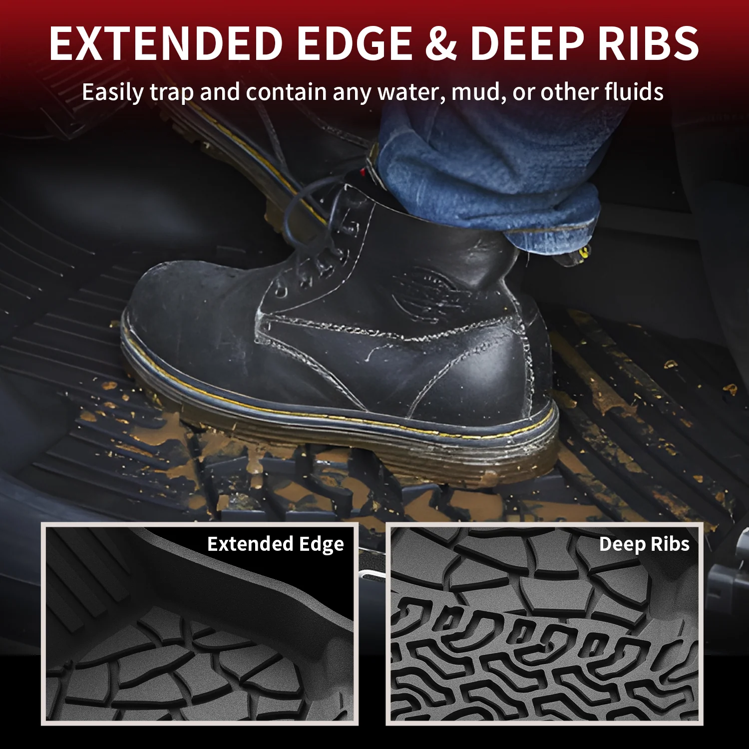 Fit for 2021-2026 Ford Bronco Custom Floor Mats or Cargo Mat, Not For Sport - Image 13