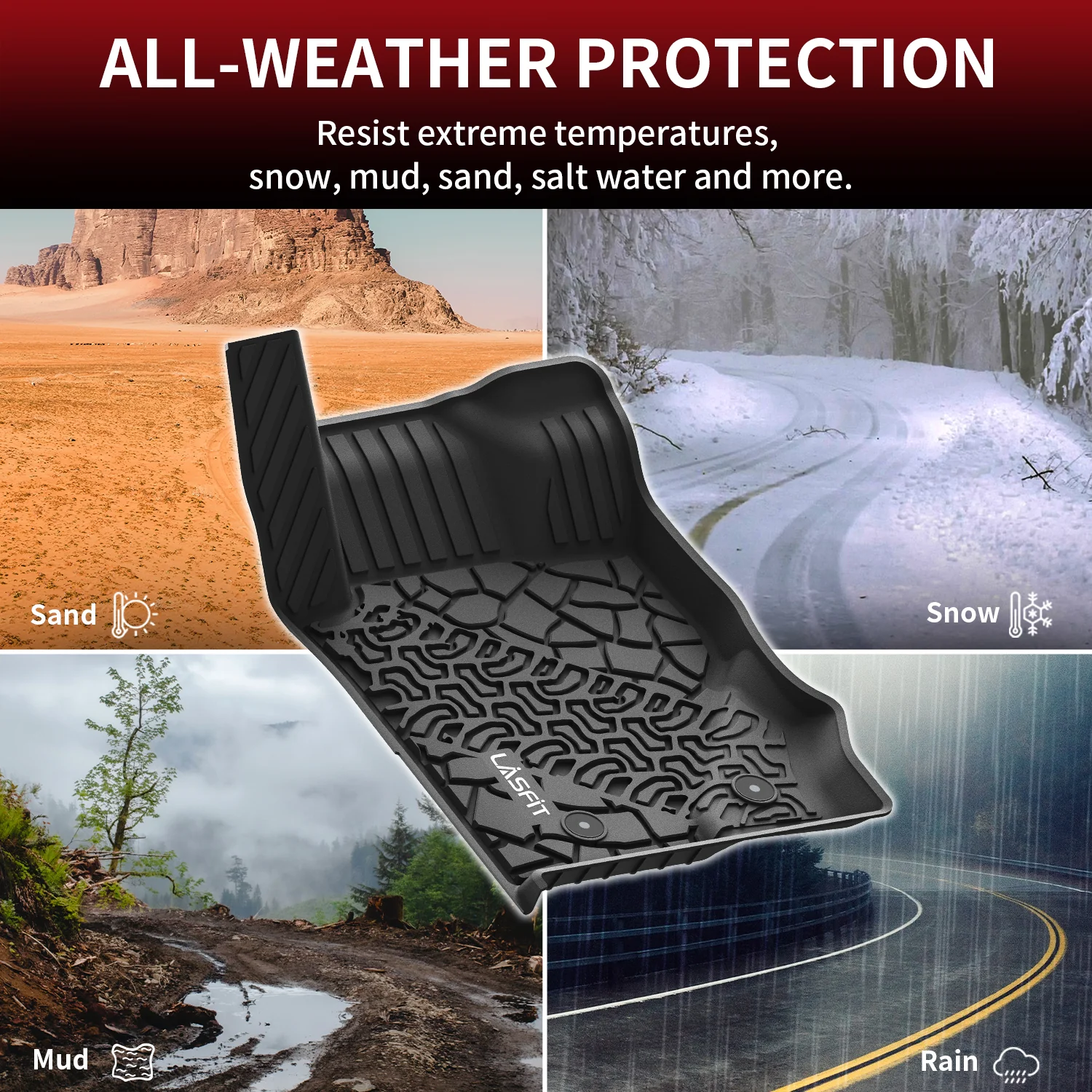 Fit for 2021-2026 Ford Bronco Custom Floor Mats or Cargo Mat, Not For Sport - Image 23