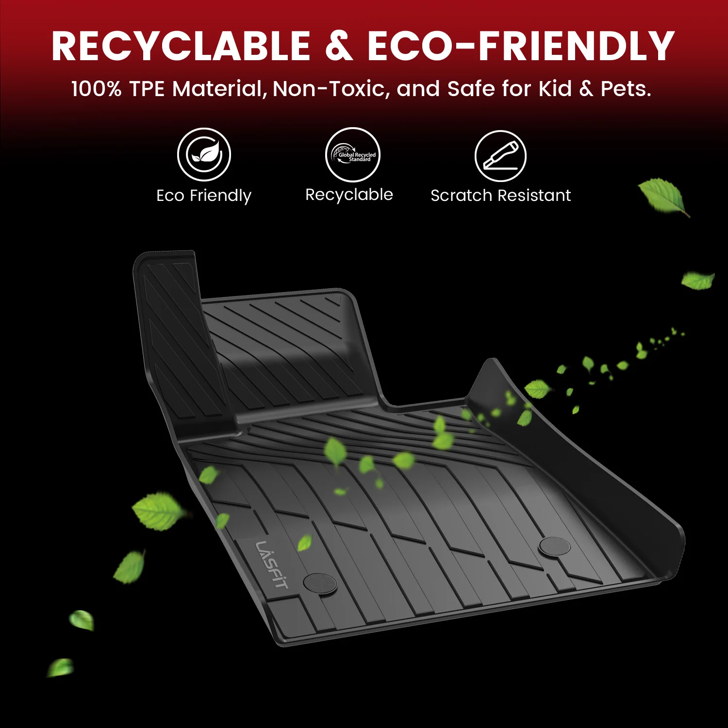 Fit for 2021–2026 GMC Yukon XL Individual Floor Mats or Cargo Mats, Not Fit 9 Seats - Image 3