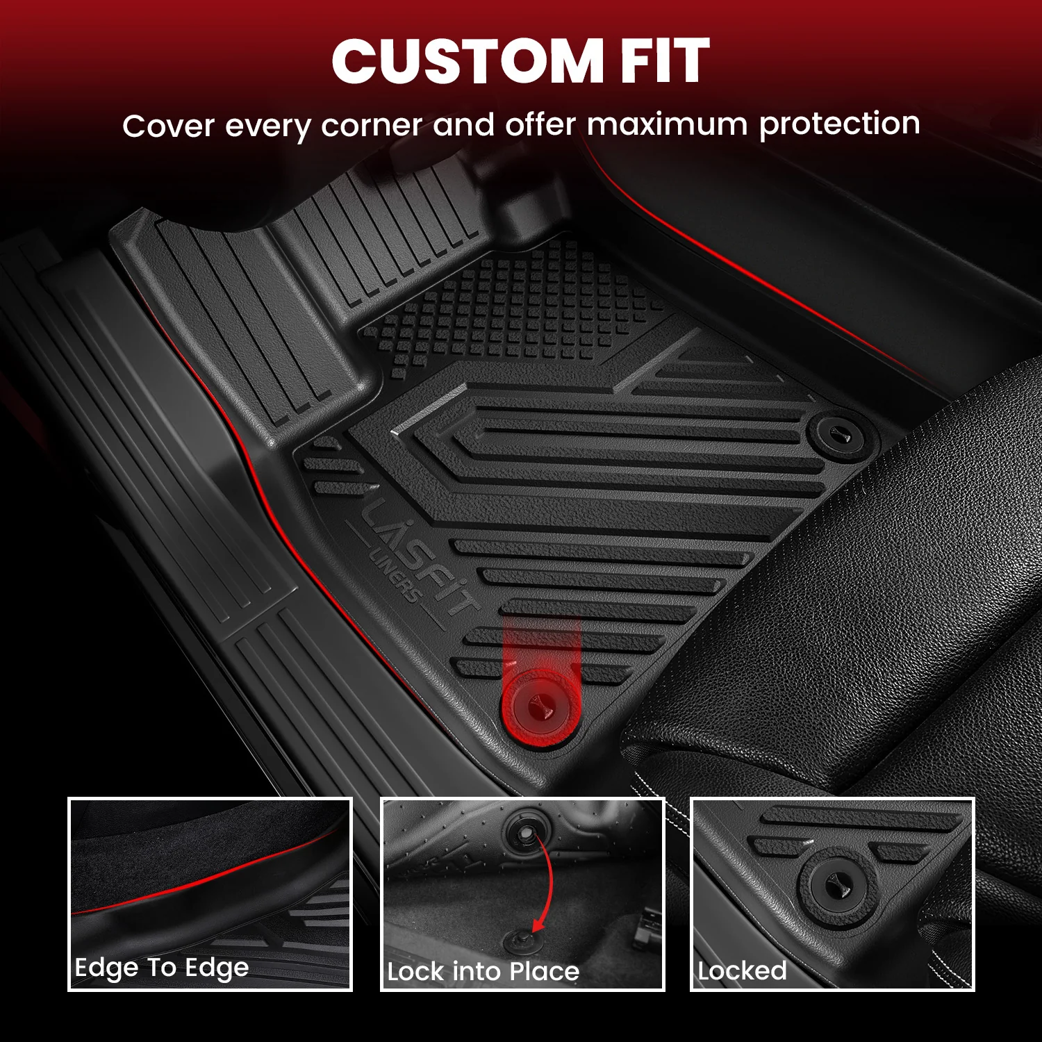 Fit for 2021-2026 Chevrolet Trailblazer Floor Mats, Fit Upper Cargo Deck Position Only - Image 3