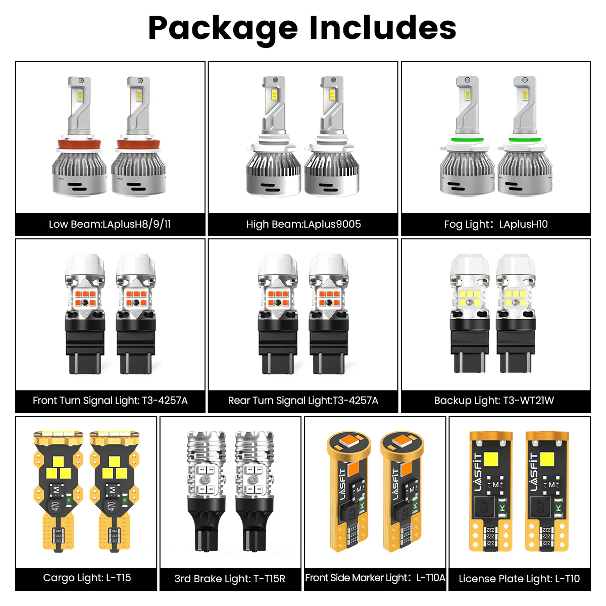 Fit for 2021-2023 Ford F-150 XL STX XLT LED Bulbs Upgrade | Tested and Verified - Image 2