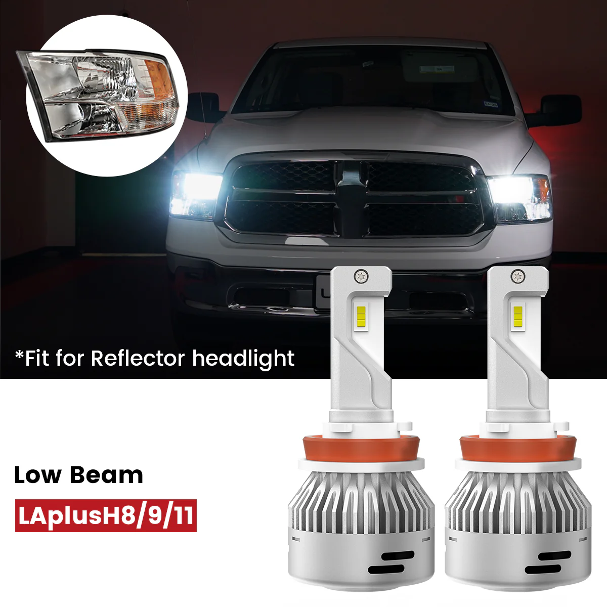 Fit for 2019-2024 Ram 1500 Classic LED Bulbs Upgrade | Tested and Verified - Image 9