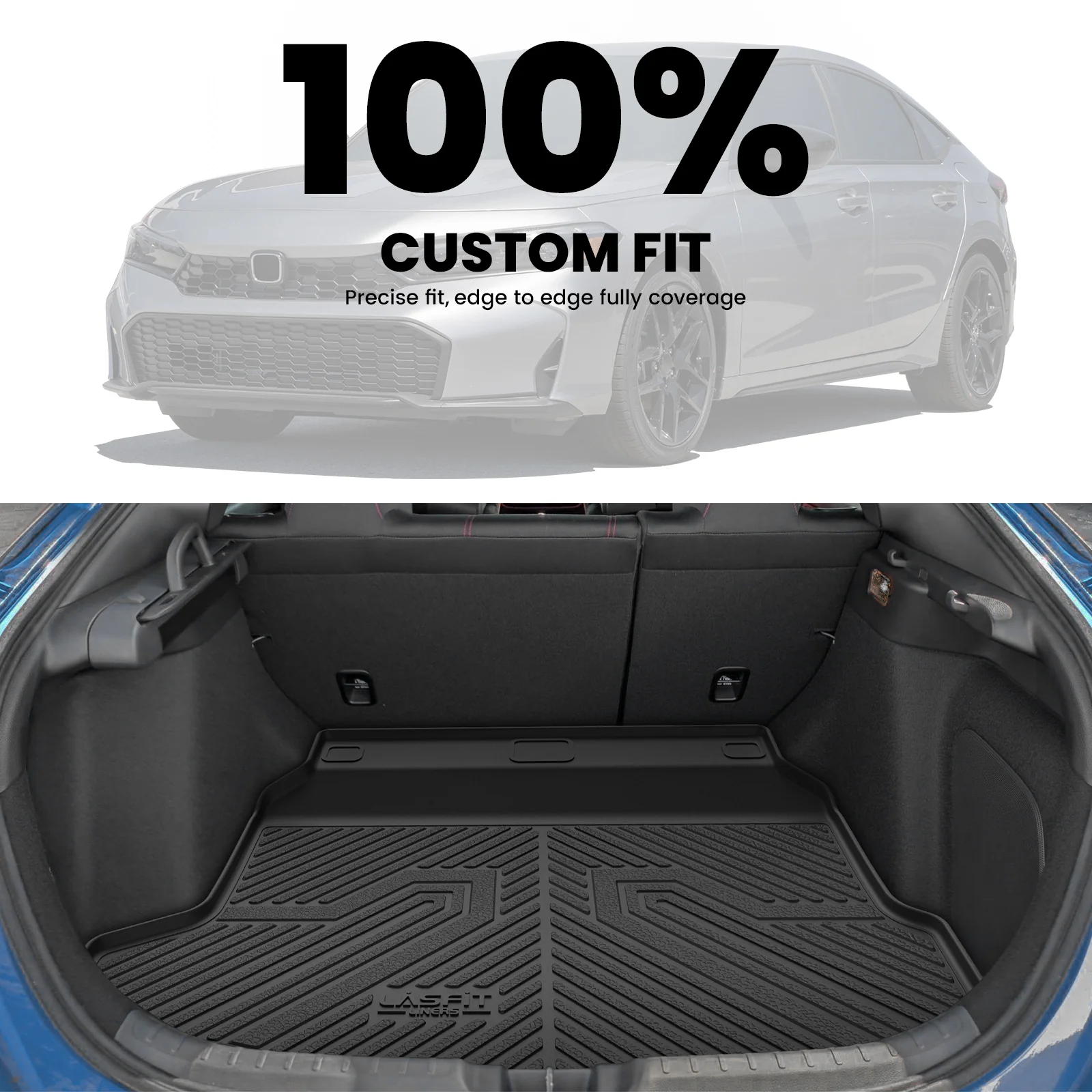 Fit for 2022-2026 Honda Civic Hatchback / Hatchback Hybrid Floor Mats or Cargo Mat - Image 13
