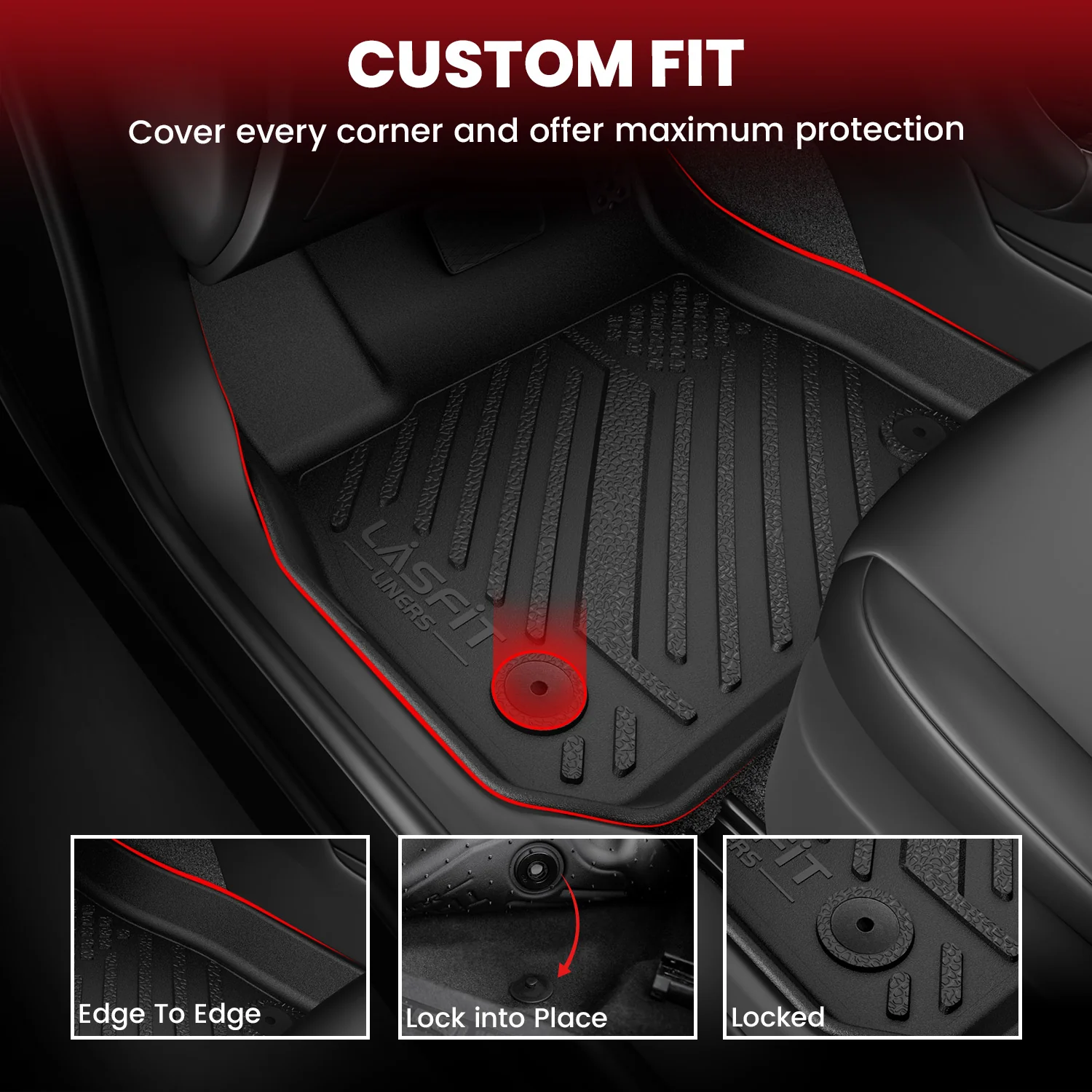 Fit for 2022-2026 Honda Civic Hatchback / Hatchback Hybrid Floor Mats or Cargo Mat - Image 3