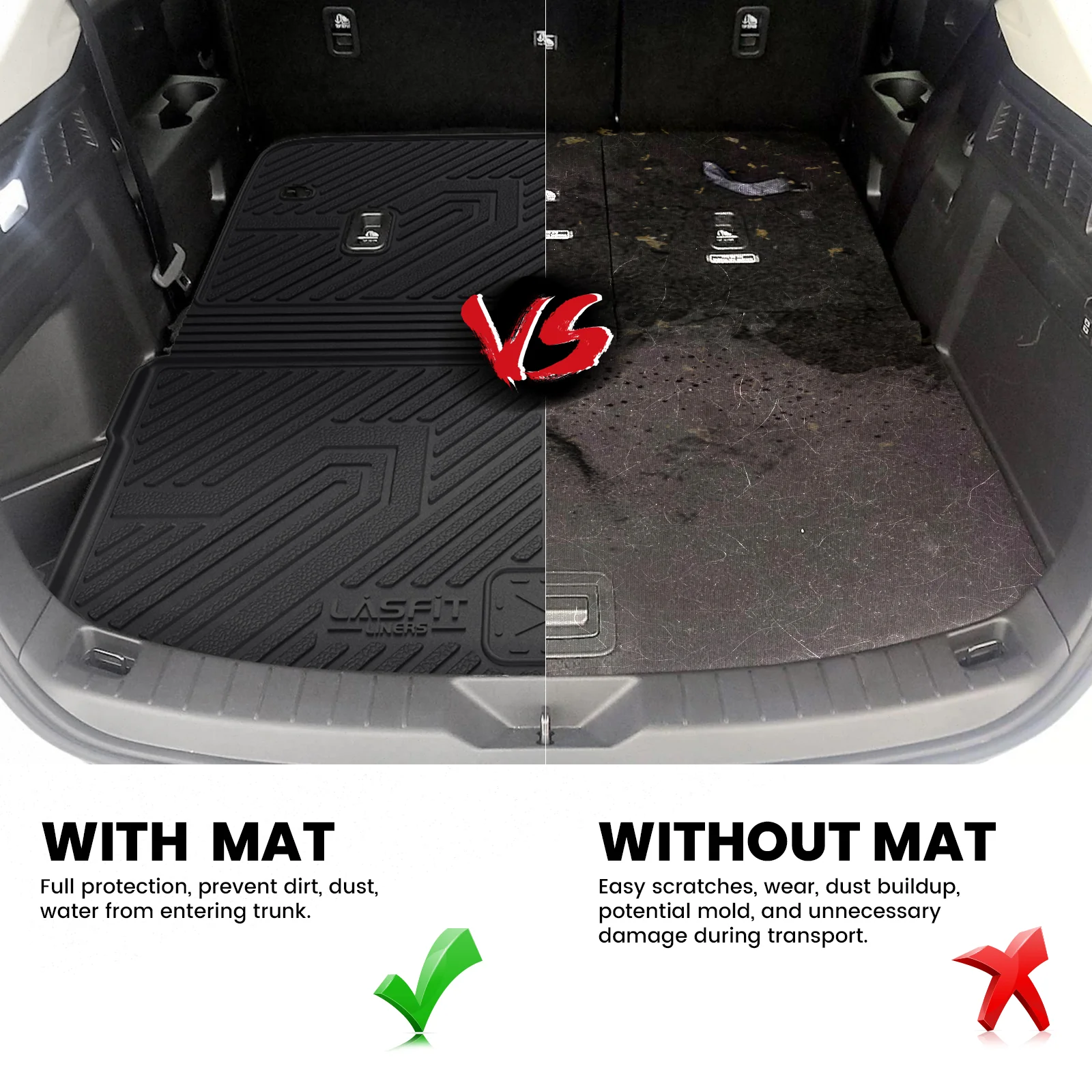 Fit for 2024-2026 Mazda CX-90 (Include CX-90 PHEV) Floor Mats or Cargo & Seatback Mat - Image 12