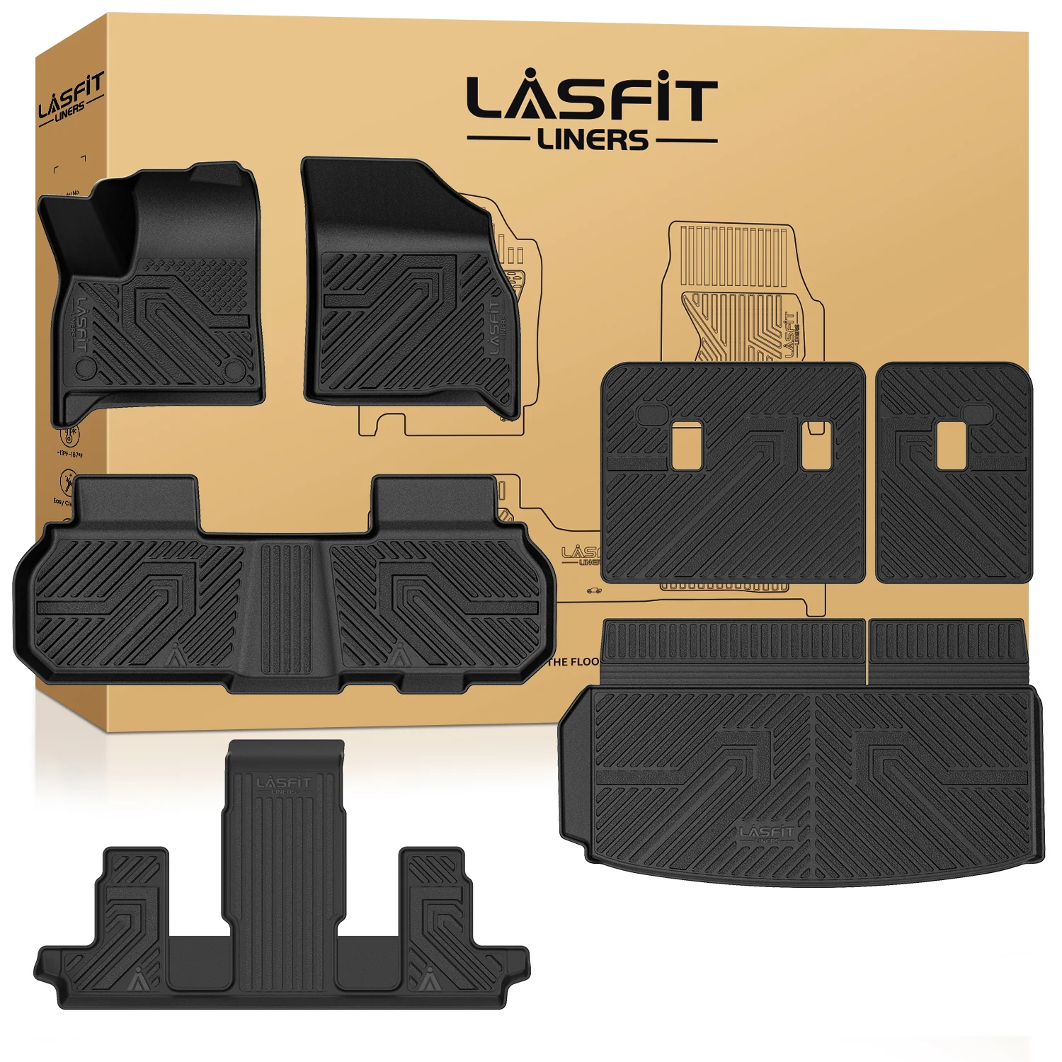Fit for 2024-2026 GMC Acadia Floor Mats or Seatback & Cargo Mat - Image 10