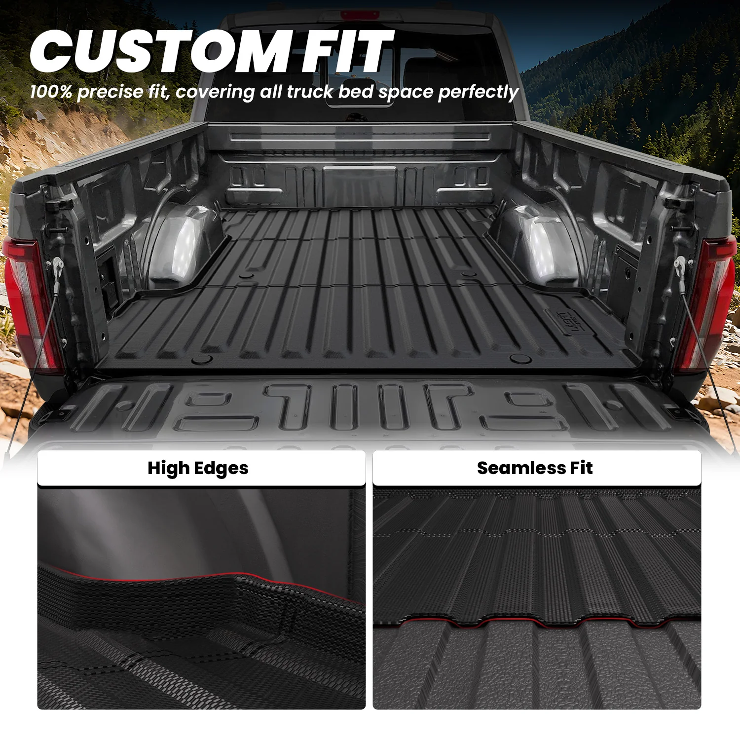 Fit for 2024-2026 Ford F-150 & Ford F-150 Lightning Truck Bed Mat or Tailgate Mat, Not Fit Drop-in liners - Image 18