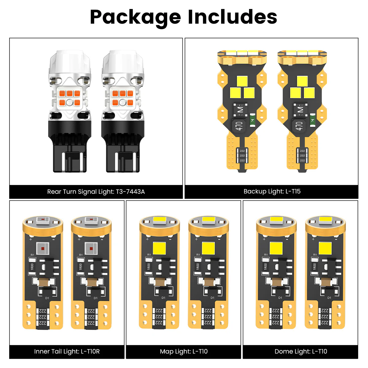 Fit for 2024-2026 Chevrolet Trailblazer LED Bulbs Upgrade | Tested and Verified - Image 5