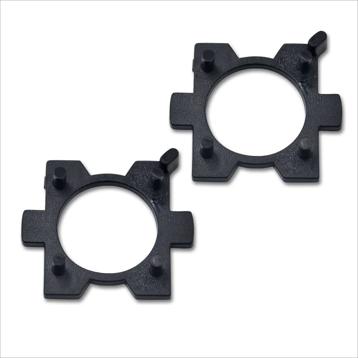 TK111 2x H7 LED Bulb Holder Adapter Retainer Fit For Mazda