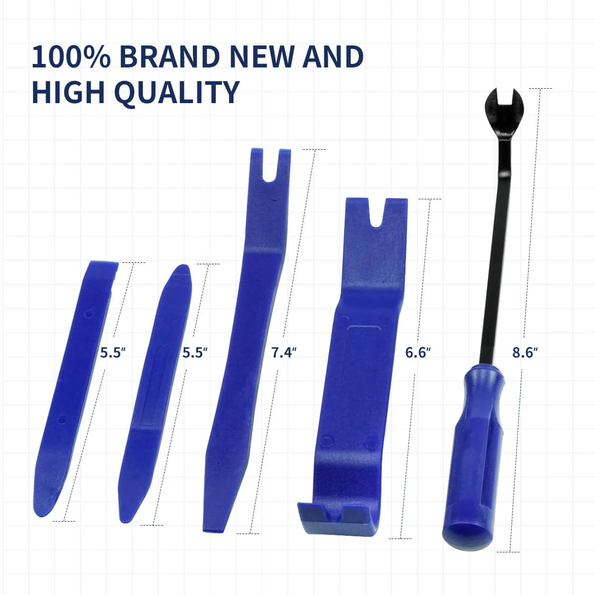 Auto Trim Removal Tool Kit For Door Panels Audio Dashboard Fastener 19pcs tools - Image 6
