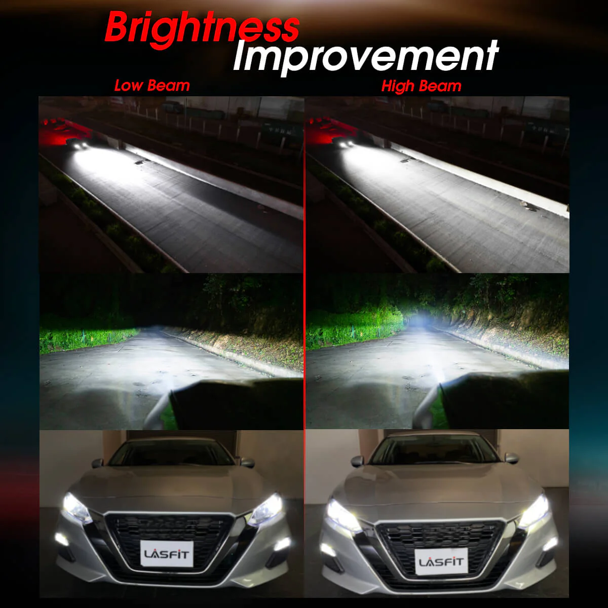 40W H1 L1 Plus Series | 4,000LM 6000K LED Bulbs - Image 3