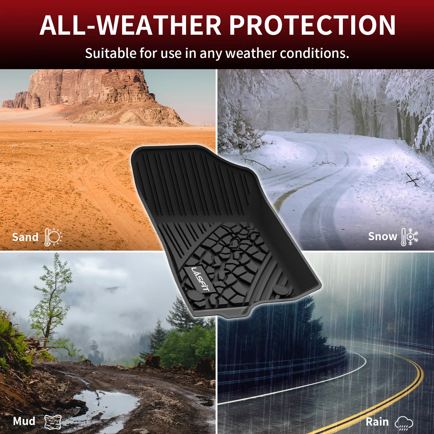Fit for 2021-2025 Jeep Wrangler 4xe Floor Mats or Cargo Mat, Don't Fit Wrangler JL - Image 7