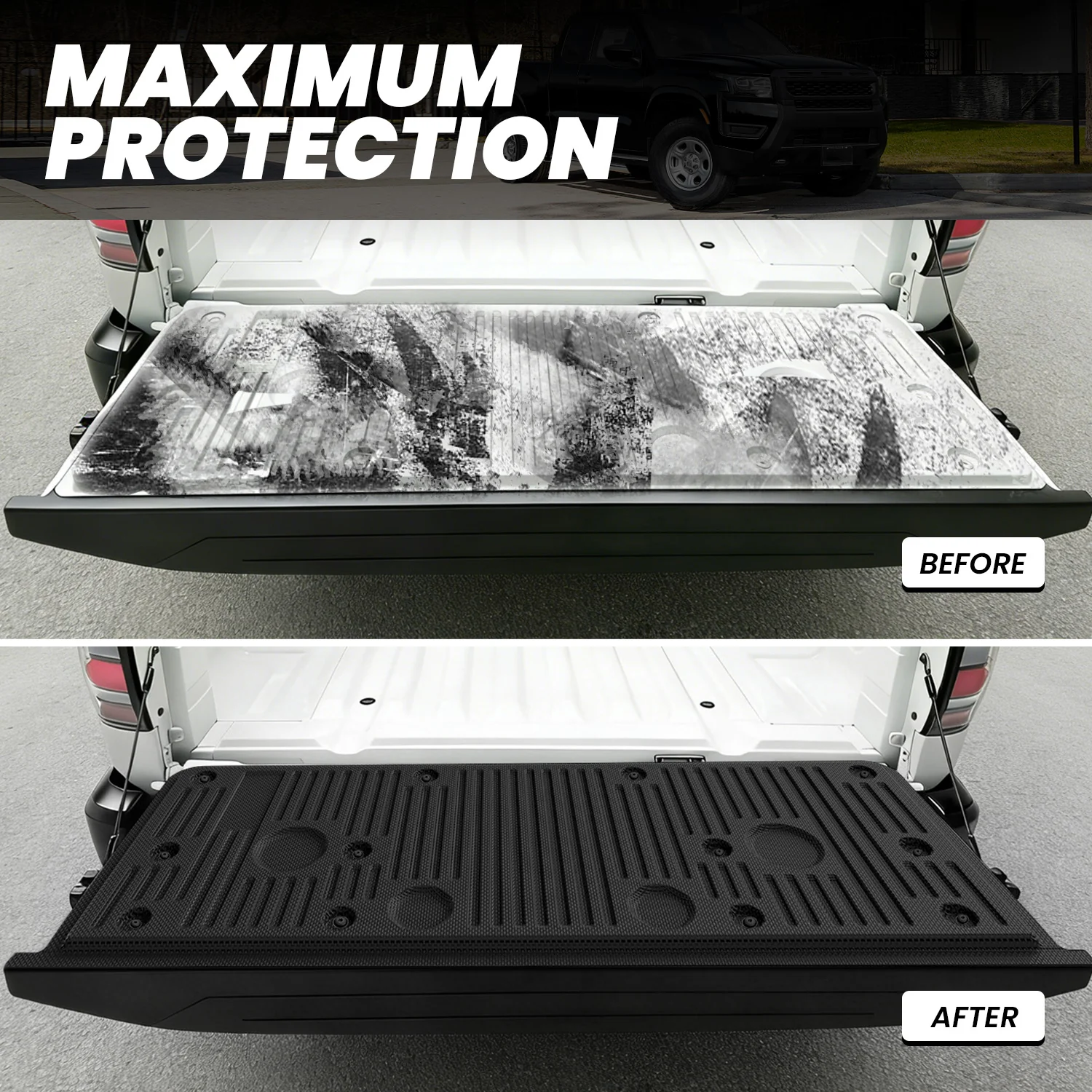 Fit for 2022-2026 Nissan Frontier Heavy Duty Custom Truck Bed Mat or Tailgate Mat, Not Fit Drop-in liners - Image 23