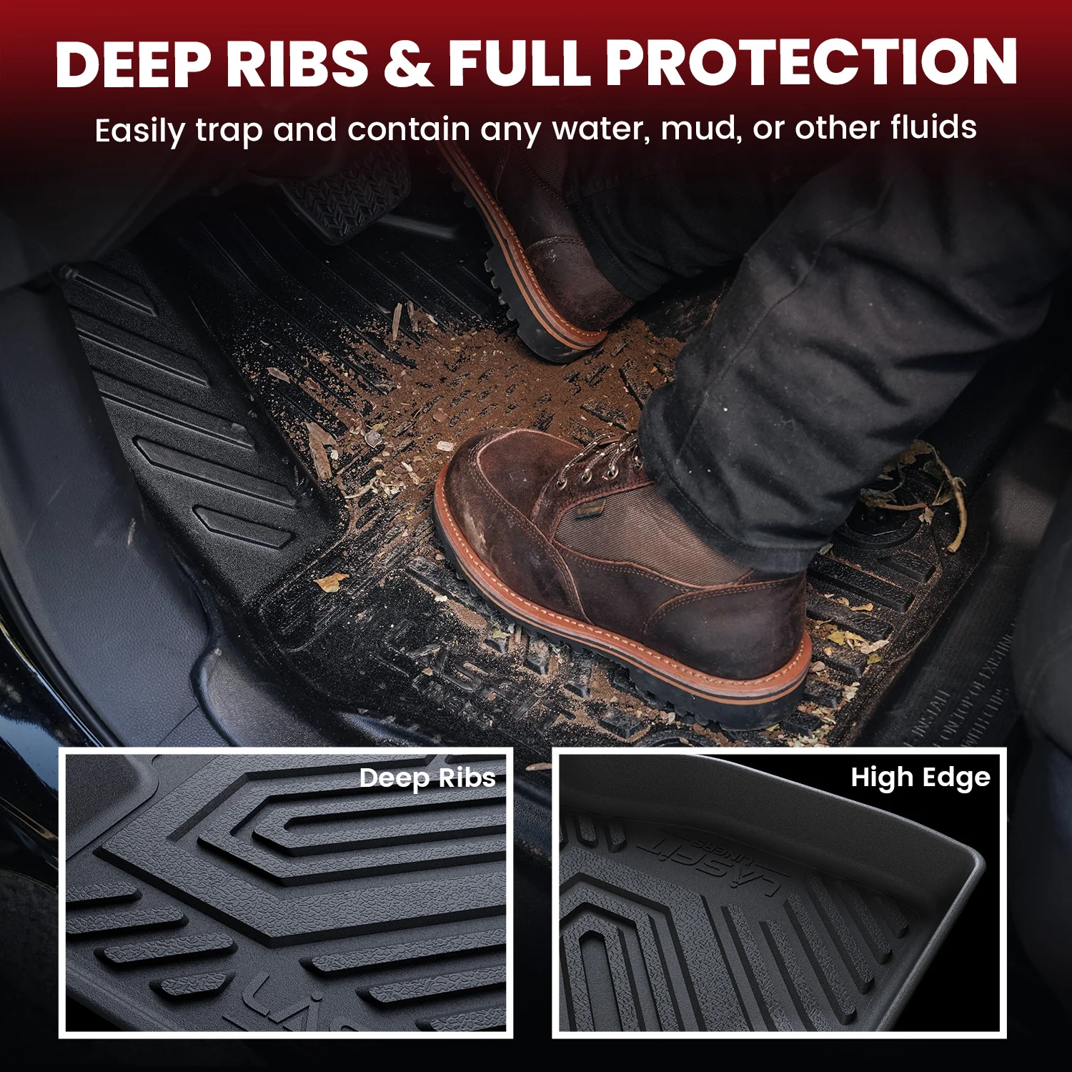 Fit for 2014-2020 Nissan Rogue Floor Mats or Cargo Mat, Not For Sport & Select, Cargo Mat fit when cargo tray is in the top position - Image 13