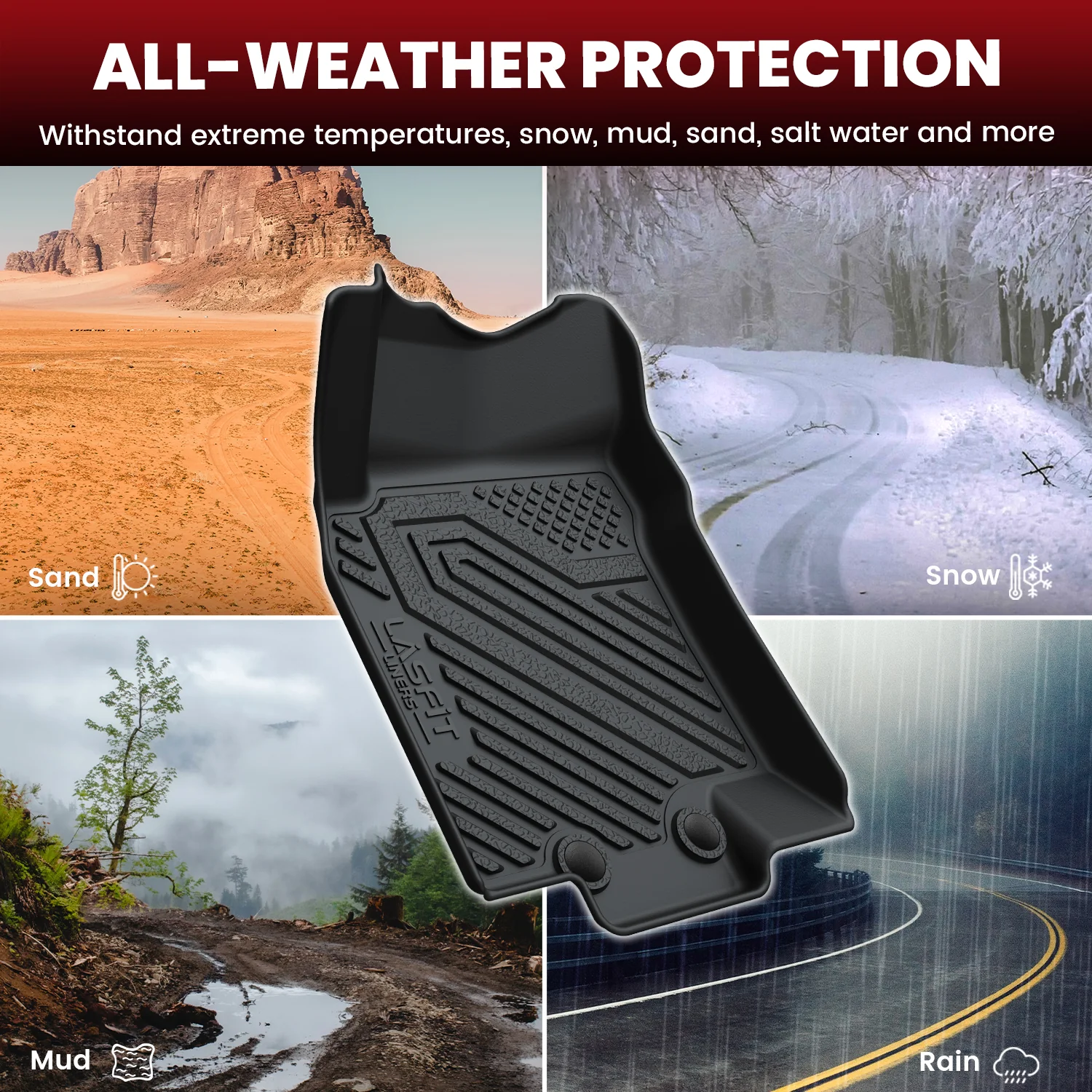 Fit for 2014-2020 Nissan Rogue Floor Mats or Cargo Mat, Not For Sport & Select, Cargo Mat fit when cargo tray is in the top position - Image 16