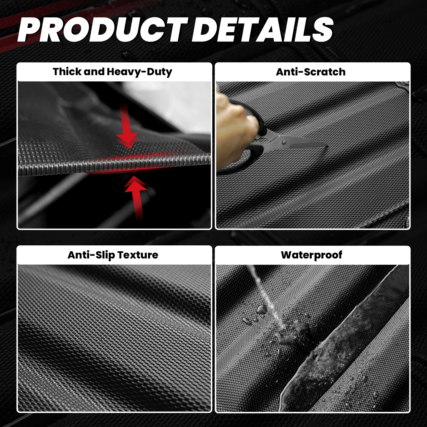 Fit for 2019-2026 Ram 1500 Truck Bed Mat, Not Fit Drop-in liners - Image 4