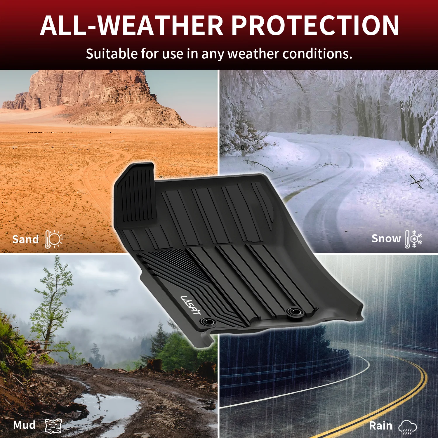 Fit for 2013-2024 Toyota 4Runner Floor Mats or Cargo Mat or Seatback Mat - Image 16